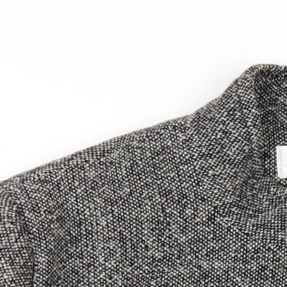 AMARANTO Womens Grey Jacket Coat Size 20 Zip