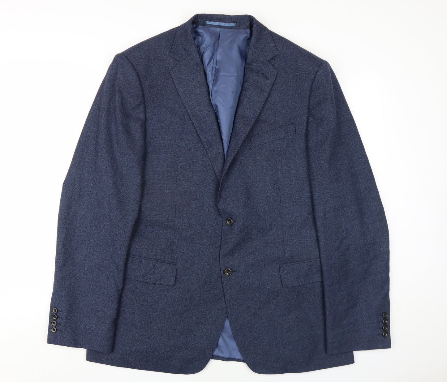 Mens UK Size 44 Marks and Spencer Regular Blue Suit Jacket