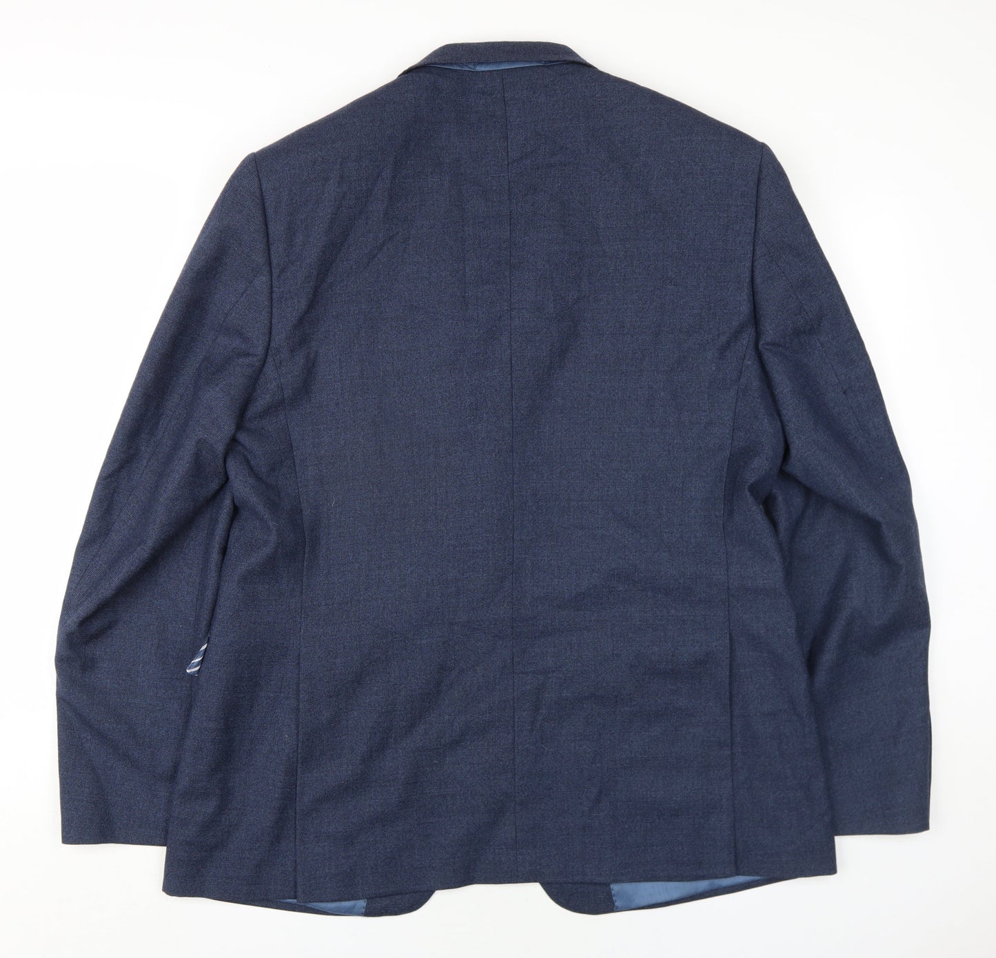 Mens UK Size 44 Marks and Spencer Regular Blue Suit Jacket