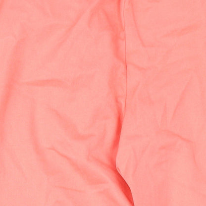 Object Womens Pink Polyester Trousers Size 6 L28 in Regular
