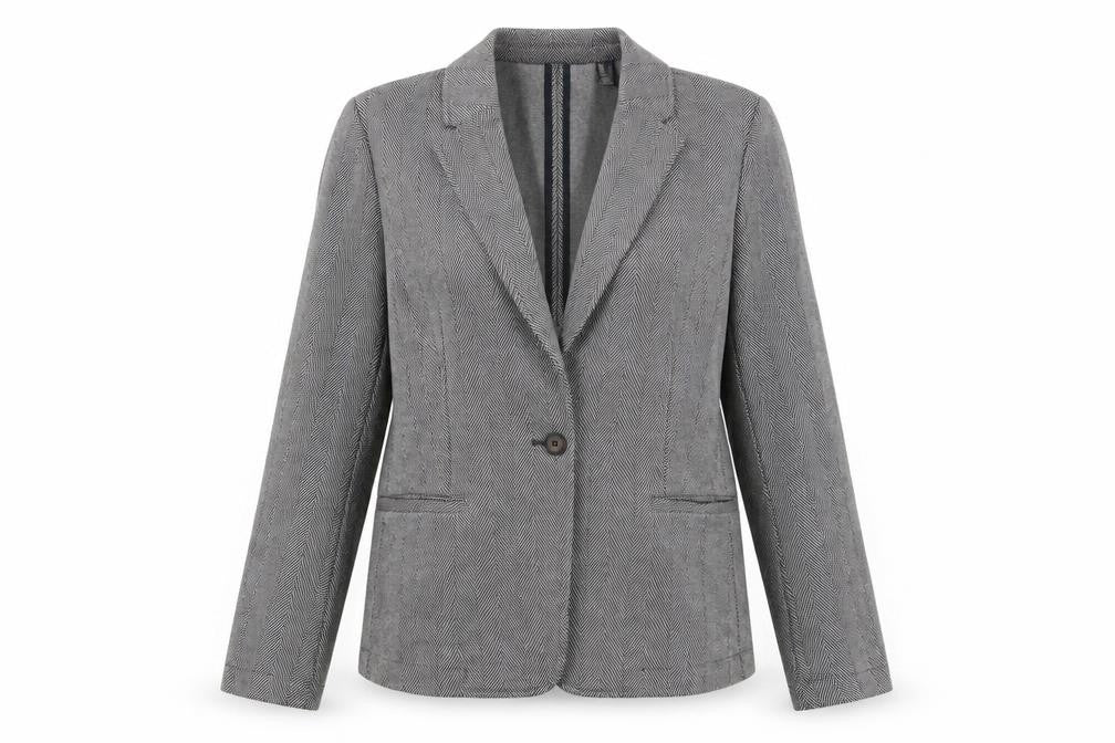 Womens UK Size S Lands' End Grey Jacket