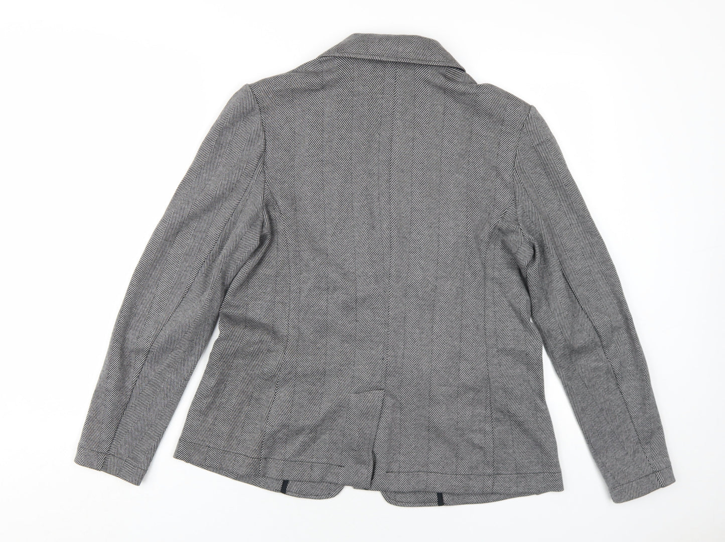 Womens UK Size S Lands' End Grey Jacket
