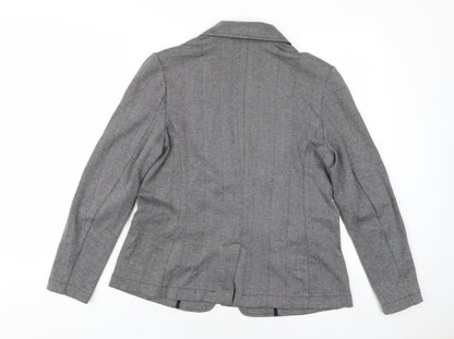 Womens UK Size S Lands' End Grey Jacket