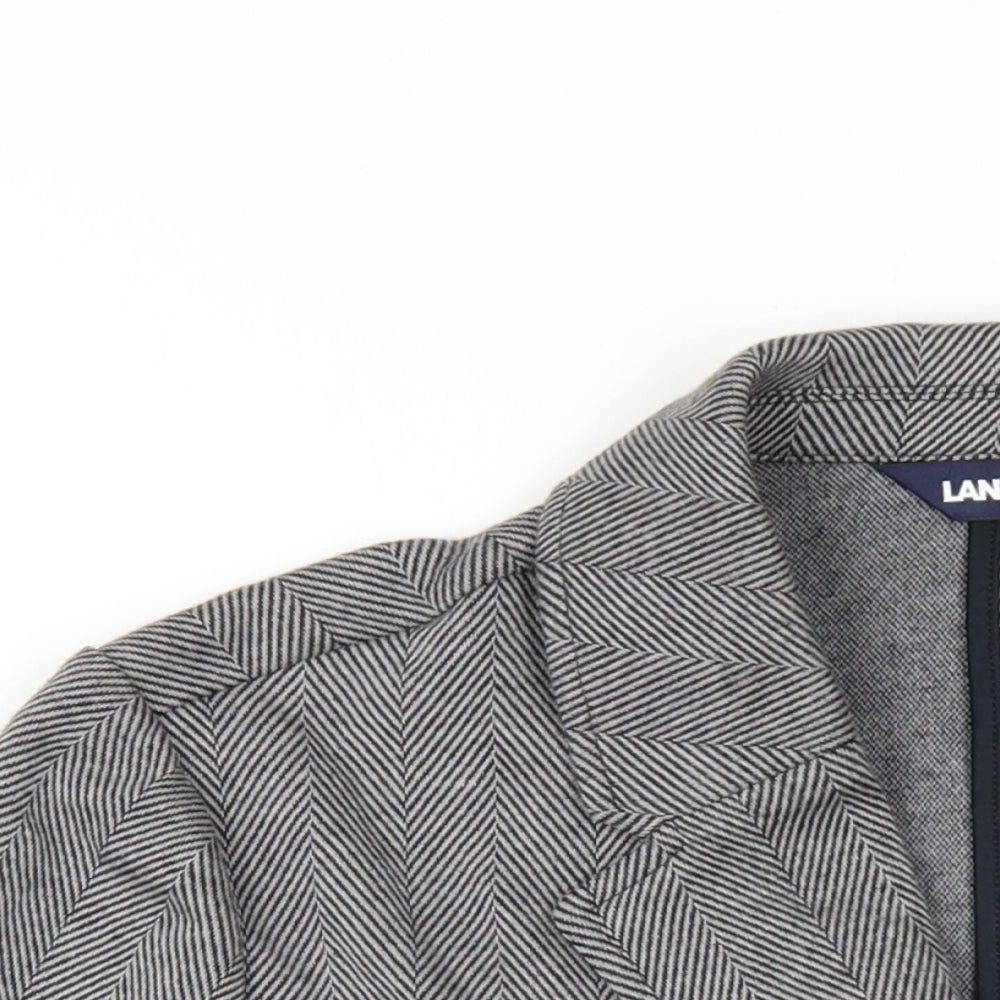 Womens UK Size S Lands' End Grey Jacket
