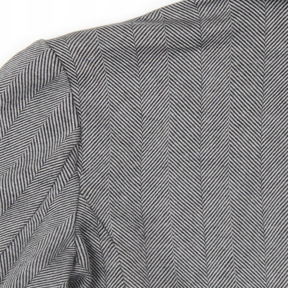 Womens UK Size S Lands' End Grey Jacket