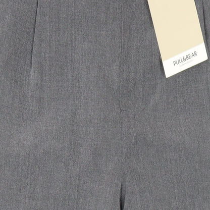 Womens UK Size S Pull&Bear Regular Fit  Grey Trousers