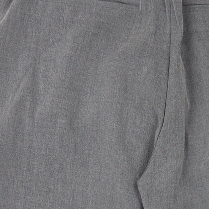 Womens UK Size S Pull&Bear Regular Fit  Grey Trousers