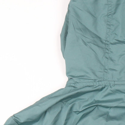 Element Boys Green Rain Coat Coat Size 14 Years Zip