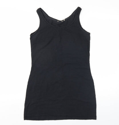 Sandwich Womens Black Viscose Tank Dress Size M Scoop Neck Pullover
