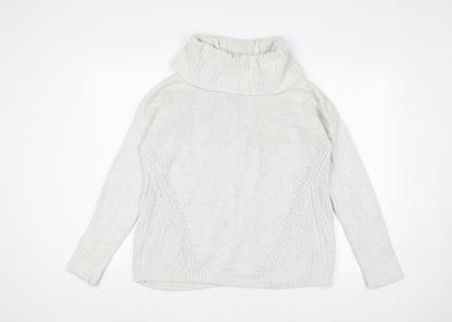 Womens UK Size L Rachel Zoe White Pullover Jumper
