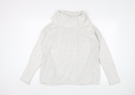 Womens UK Size L Rachel Zoe White Pullover Jumper