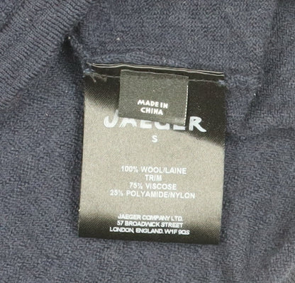 Jaeger Women's Blue Pullover Jumper, Size S