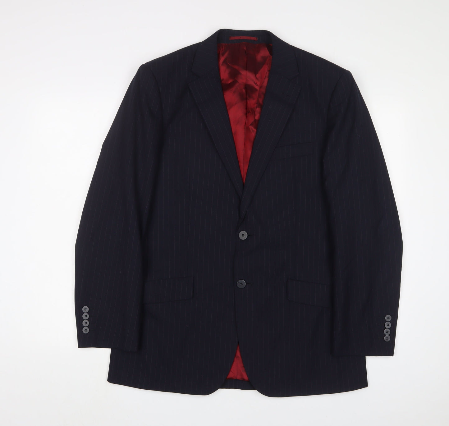 Mens UK Size 38 Pierre Cardin Regular Black Suit Jacket