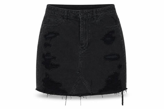 Womens UK Size 9 Hollister Straight & Pencil Denim Skirt