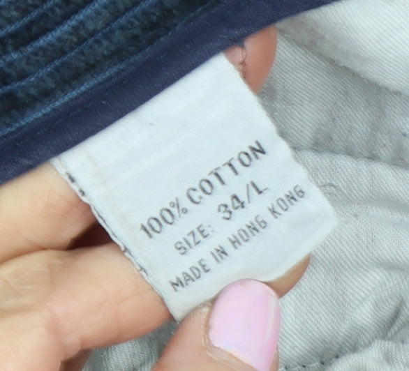 Ripley Men's Blue Corduroy Trousers Size 34L