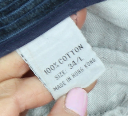 Ripley Men's Blue Corduroy Trousers Size 34L