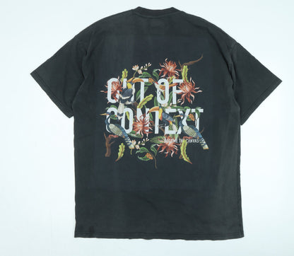 Out of Context Men's Black M Floral Graphic T-Shirt