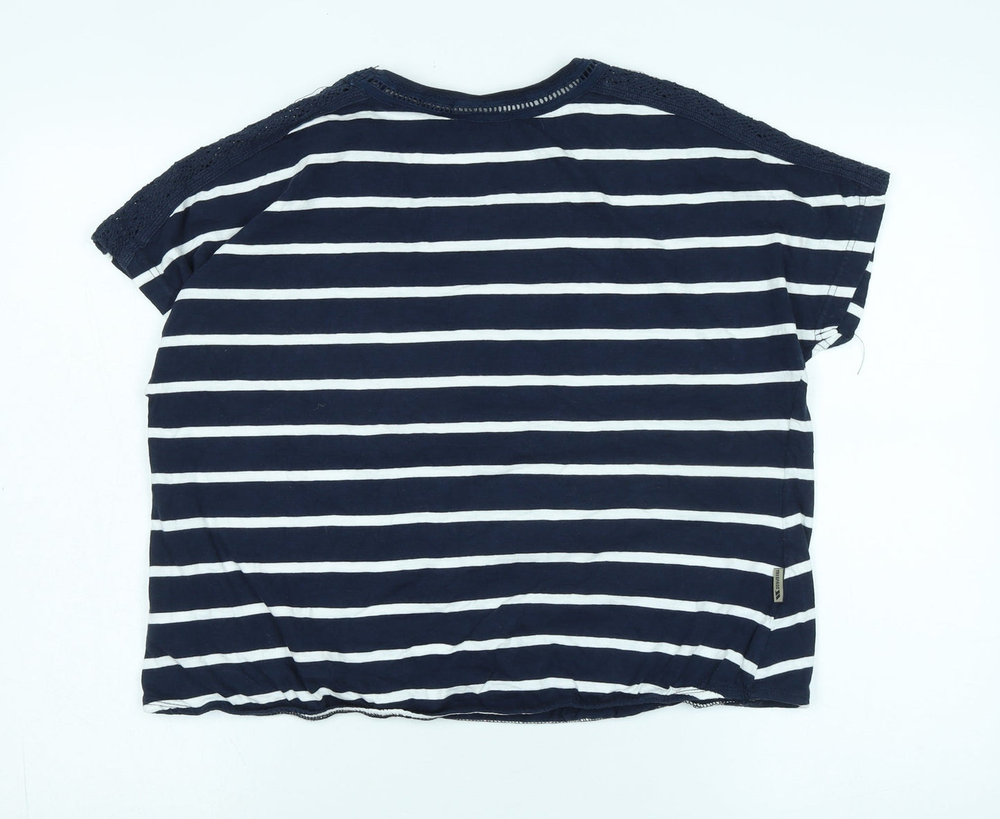 Womens UK Size 14 Trespass Blue Basic T-Shirt