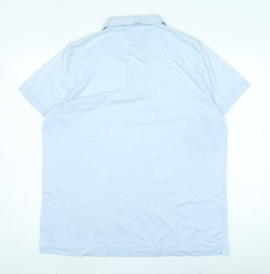 French Connection Men's Blue Polo 2XL Short Sleeve