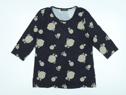 Womens UK Size L Just Elegance Multicoloured Basic T-Shirt