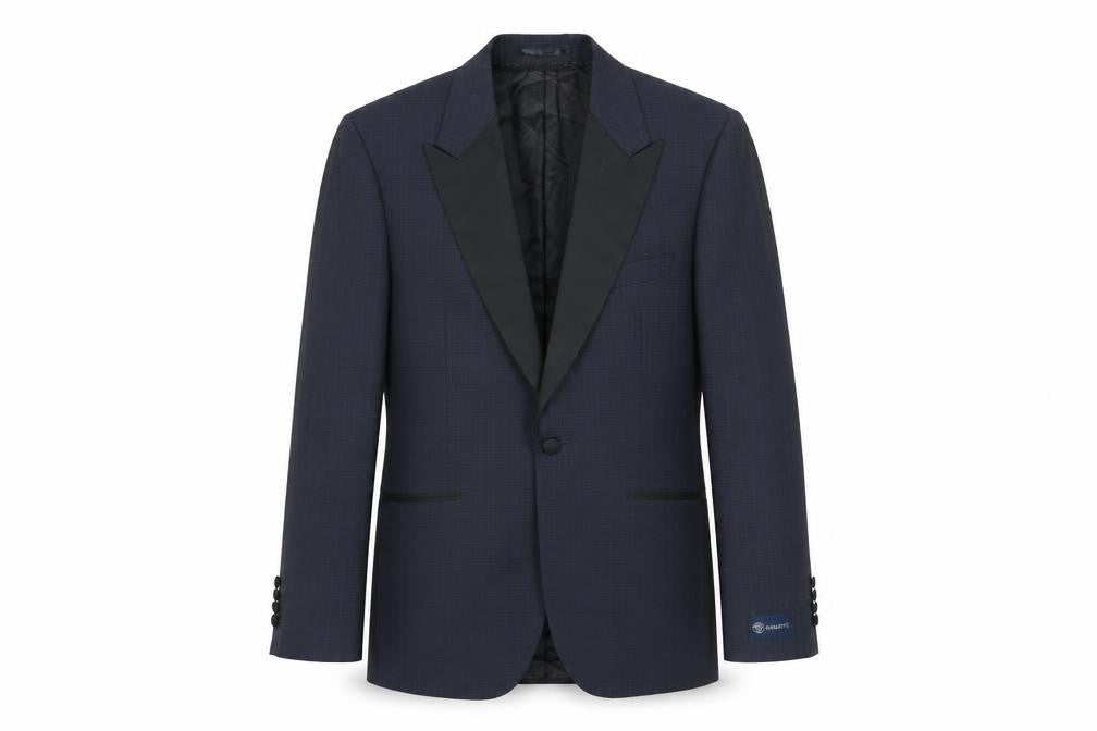 Mens UK Size 38 Jaeger Regular Blue Suit Tuxedo
