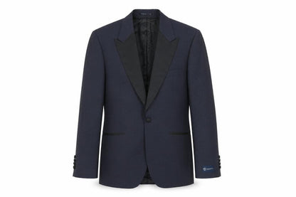 Mens UK Size 38 Jaeger Regular Blue Suit Tuxedo