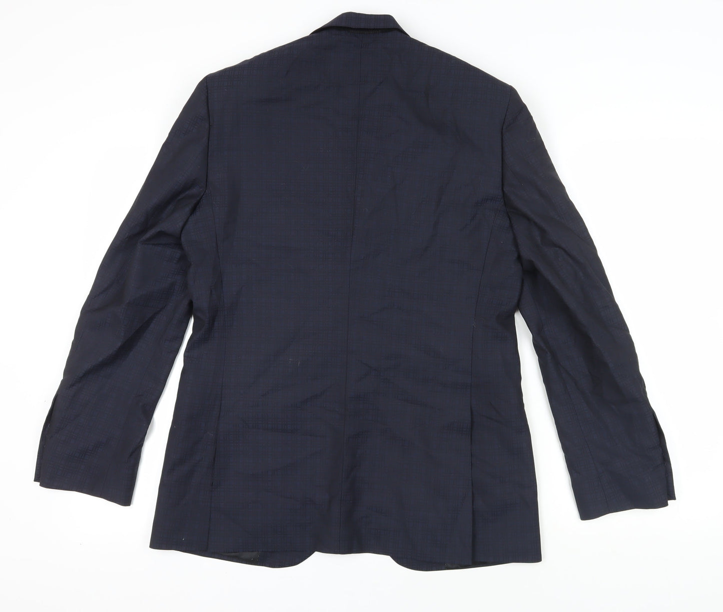 Mens UK Size 38 Jaeger Regular Blue Suit Tuxedo