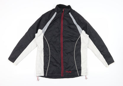 Womens UK Size 14 TCM Black Windbreaker Coat
