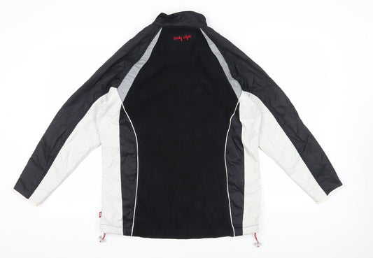 Womens UK Size 14 TCM Black Windbreaker Coat
