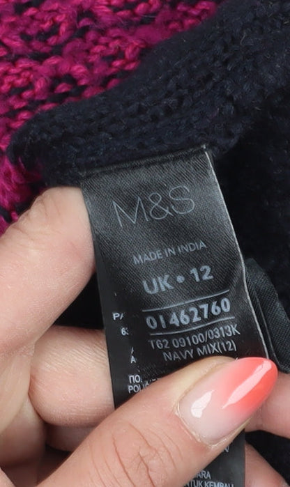 Womens UK Size 12 Marks and Spencer Black Cardigan Jumper