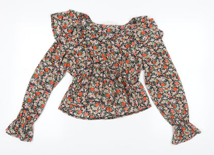 Womens UK Size 12 Urban Bliss Multicoloured Basic Blouse