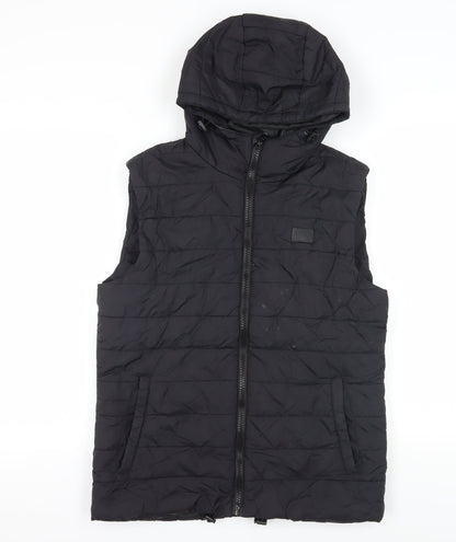 Mens UK Size M Blend Black Puffer Jacket