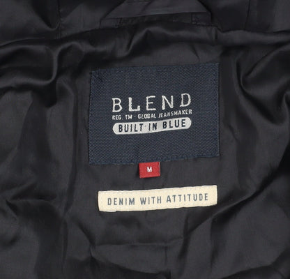 Mens UK Size M Blend Black Puffer Jacket