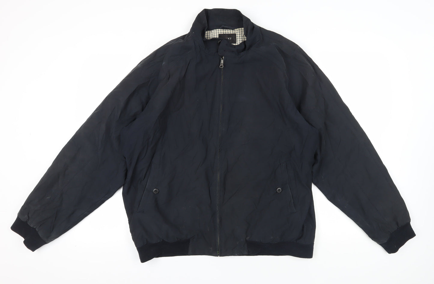 Mens UK Size L NEXT Black Bomber Jacket