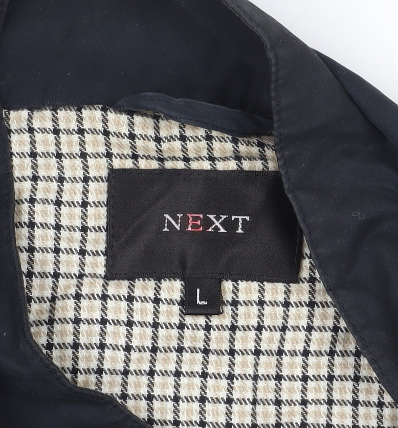 Mens UK Size L NEXT Black Bomber Jacket