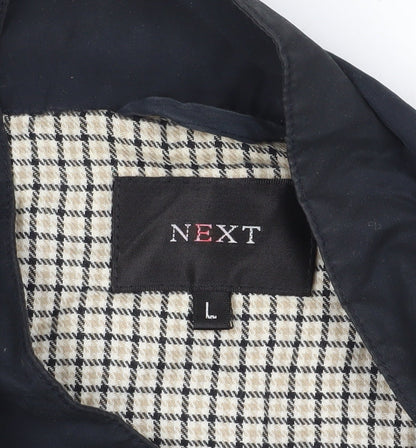 Mens UK Size L NEXT Black Bomber Jacket
