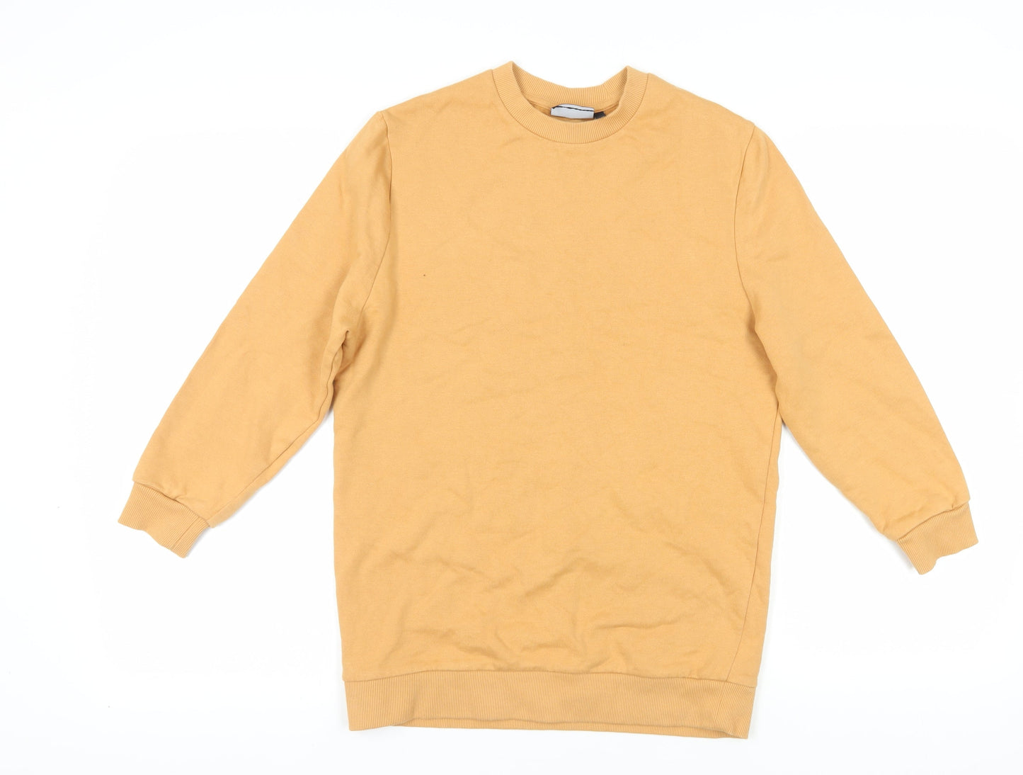 Womens UK Size XS ASOS DESIGN Beige Pullover Sweatshirt