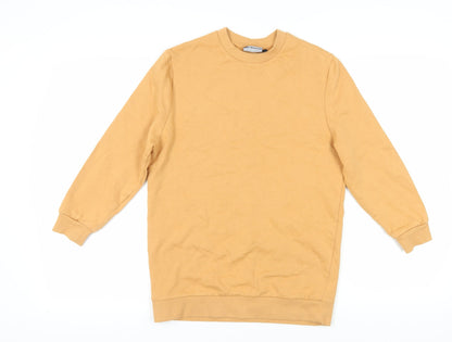 Womens UK Size XS ASOS DESIGN Beige Pullover Sweatshirt
