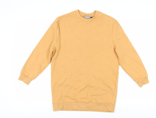 Womens UK Size XS ASOS DESIGN Beige Pullover Sweatshirt