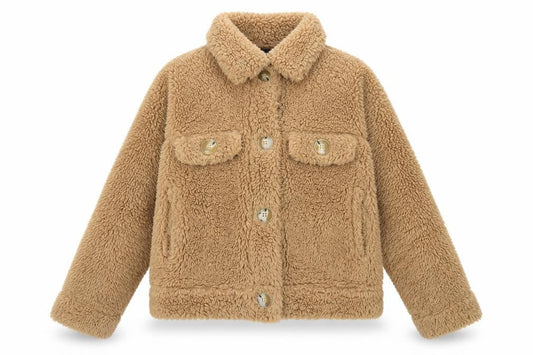 Womens UK Size 8 Missguided Beige Bomber Jacket