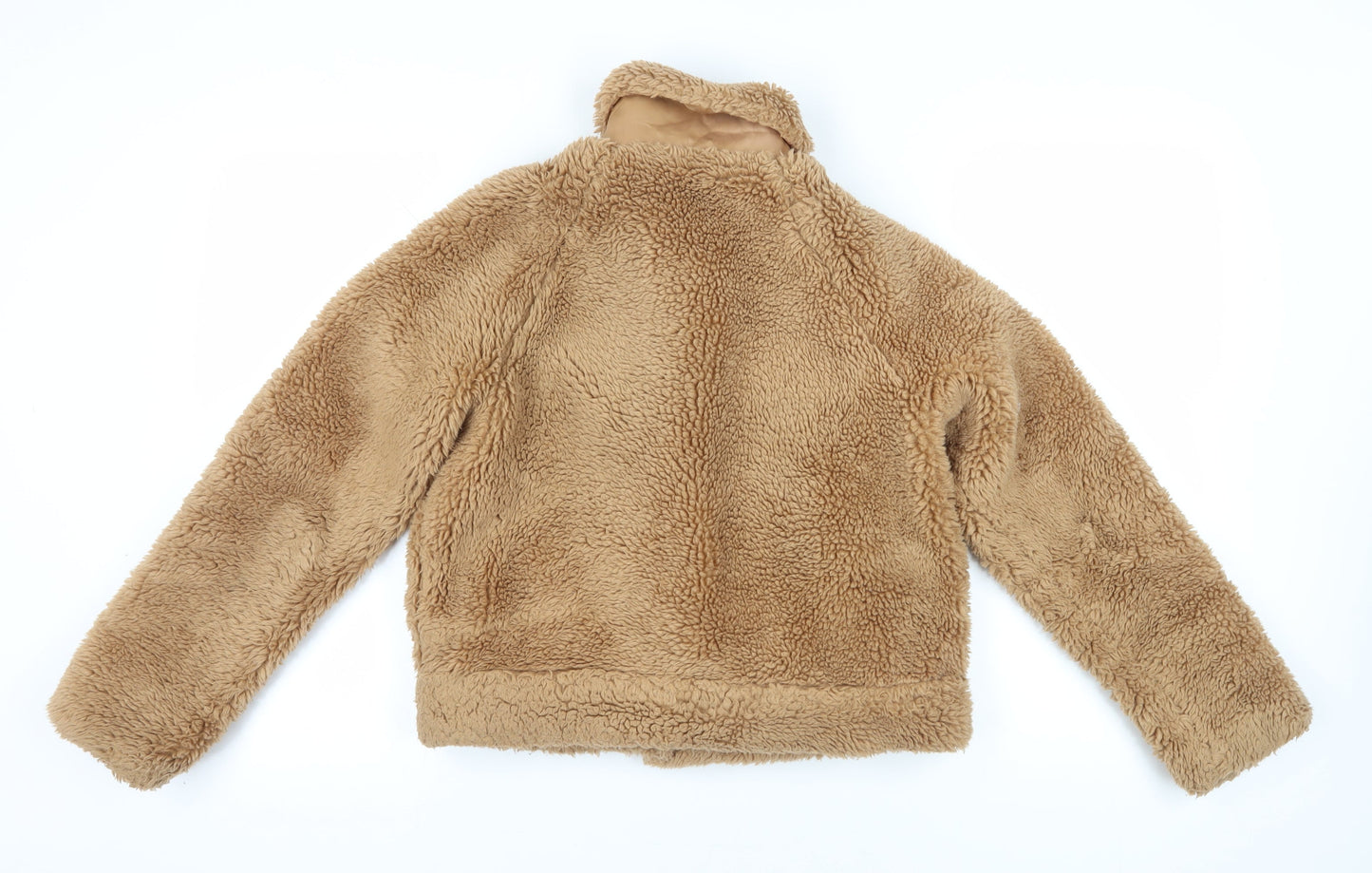 Missguided Women's Beige Bomber Jacket Size 8