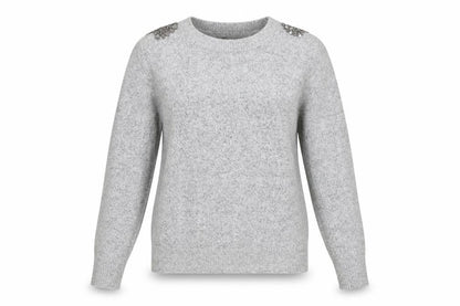 Womens UK Size S Oasis Grey Pullover Jumper