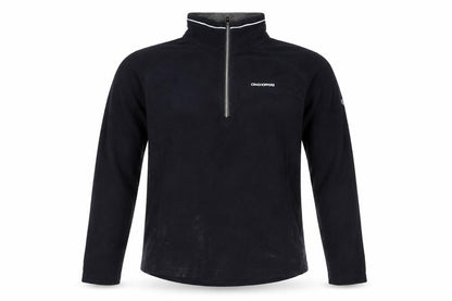 Mens UK Size M Craghoppers Black 1/4 Zip Sweatshirt