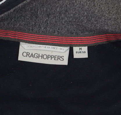 Mens UK Size M Craghoppers Black 1/4 Zip Sweatshirt