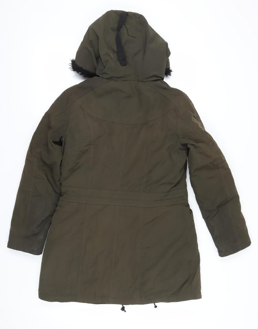 Womens UK Size S Marc New York Green Parka Coat
