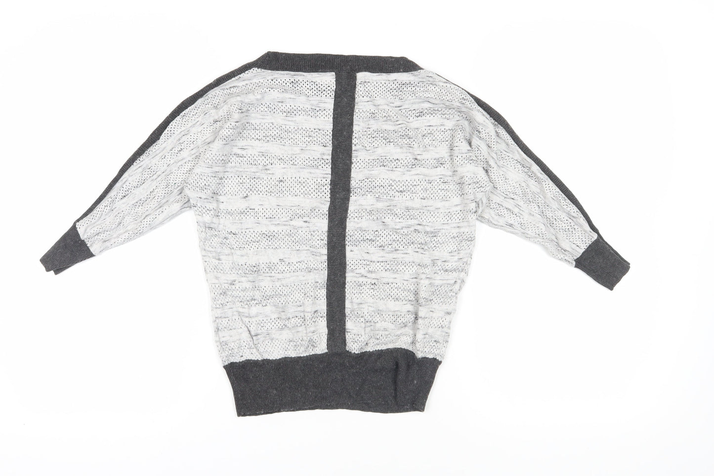 Womens UK Size XS Firetrap Grey Cardigan Jumper