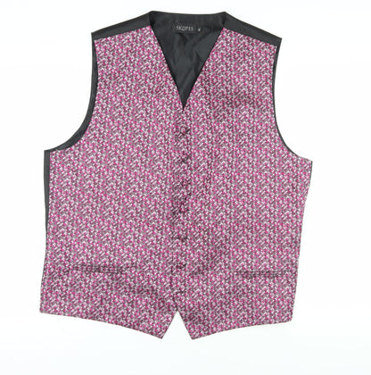 Mens UK Size XL Skopes Regular Multicoloured Suit Waistcoat