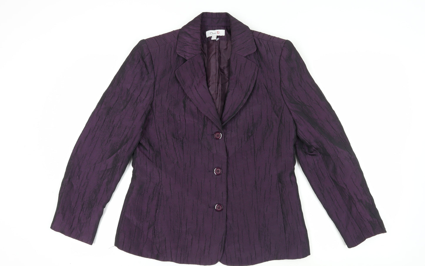 Oscar B. Women's Purple Blazer Size 14 Formal