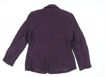 Oscar B. Women's Purple Blazer Size 14 Formal