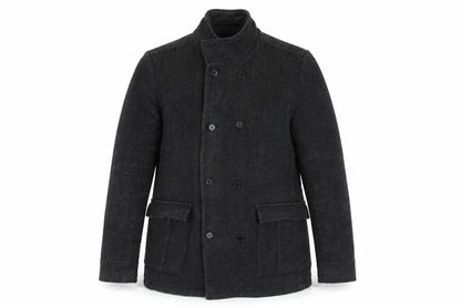 Mens UK Size M Austin Reed Black Pea Coat